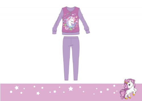Unikornis vékony pamut gyerek pizsama (116)