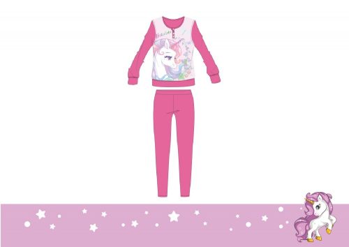 Unikornis vékony pamut gyerek pizsama (104)
