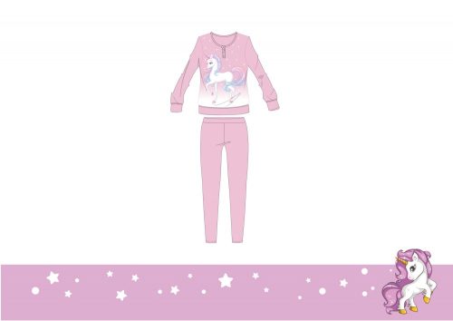 Unikornis vékony pamut gyerek pizsama (104)