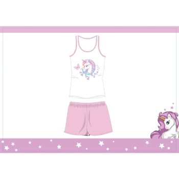 Unikornis rövid ujjatlan gyerek pizsama (98)