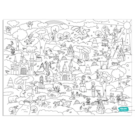 Mese erdő Padlopi letörölhető színező