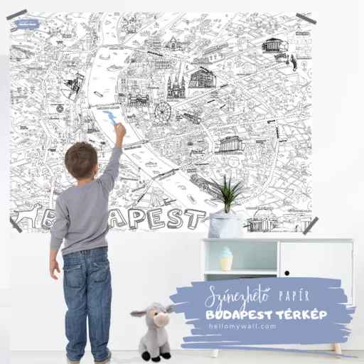 Budapest - Óriás papírszínező (97x68)