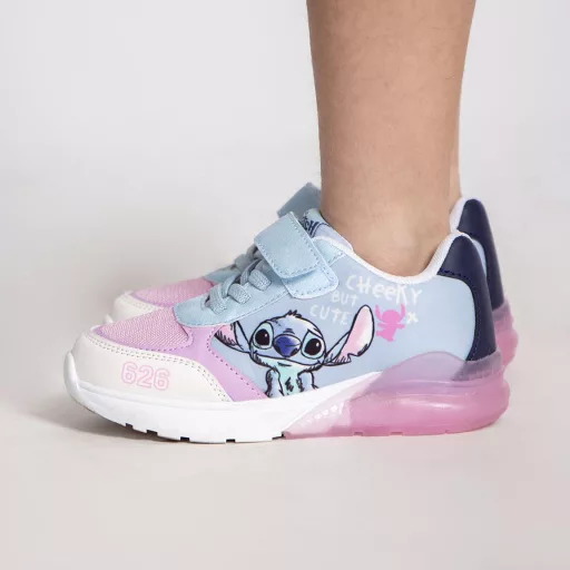 Disney Lilo és Stitch, A csillagkutya Cheeky LED villogó, világító utcai cipő 35