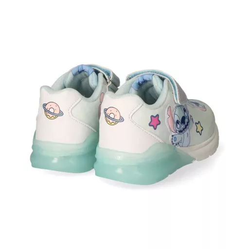 Disney Lilo és Stitch, A csillagkutya Happy Alien LED villogó, világító utcai cipő 28