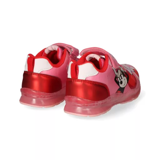 Disney Minnie Red Flowers LED villogó, világító utcai cipő 31