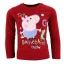 Peppa malac Something New Red gyerek hosszú póló, felső 6 év / 116 cm