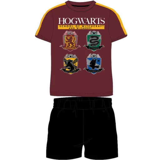 Harry Potter Witchcraft gyerek rövid pizsama 128 cm