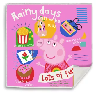 Peppa malac Rainy Fun Mágikus Kéztörlő arctörlő, törölköző