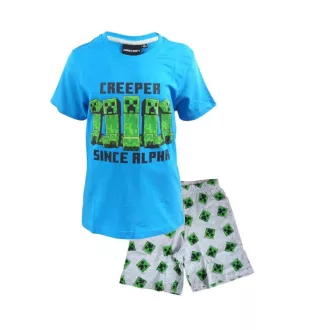 Minecraft gyerek rövid pizsama