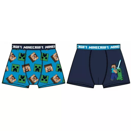Minecraft gyerek boxeralsó 2 darab/csomag
