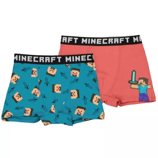 Minecraft gyerek boxeralsó 2 darab/csomag