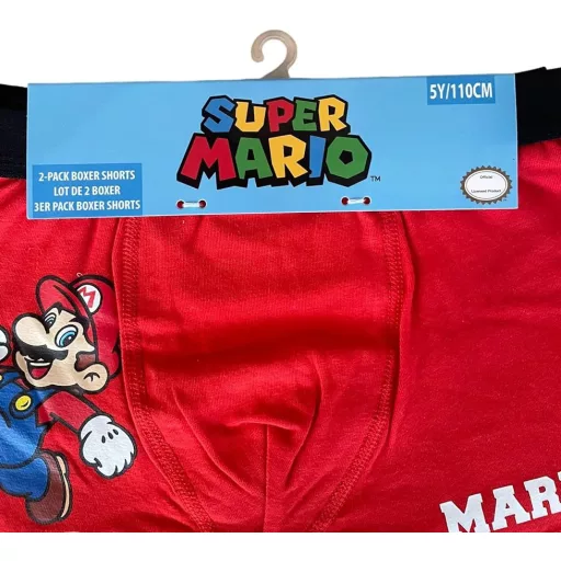 Super Mario gyerek boxeralsó 2 darab/csomag