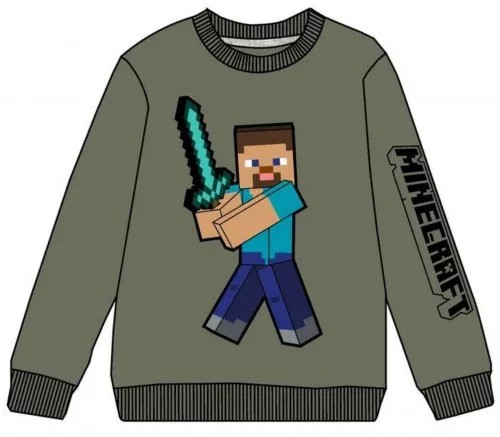 Minecraft gyerek pulóver