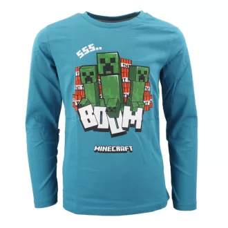 Minecraft Creeper gyerek hosszú ujjú póló, felső (140)