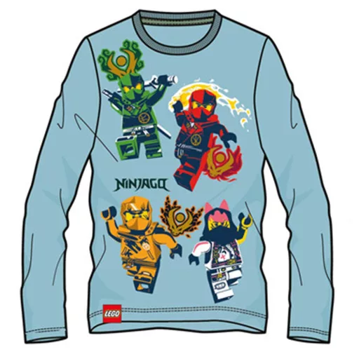 Lego Ninjago Battle Blue gyerek hosszú ujjú póló, felső 104