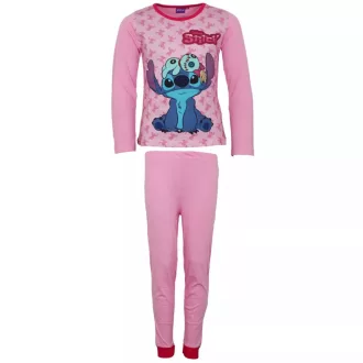 Disney Lilo és Stitch, A csillagkutya Scrump Light Pink gyerek hosszú pizsama 98
