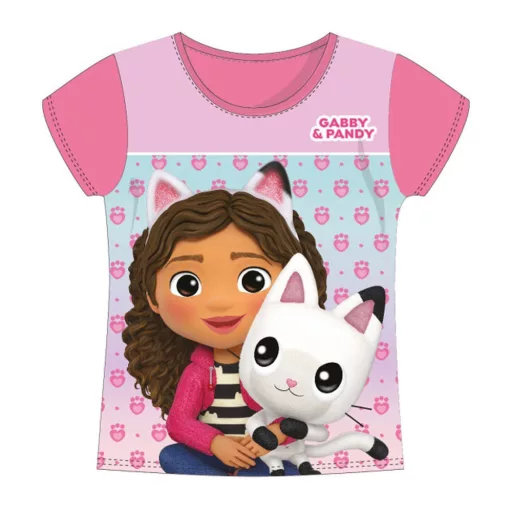 Gabi babaháza Pandy Pink gyerek rövid póló, felső 6 év