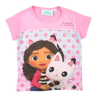 Gabi babaháza Pandy Light Pink gyerek rövid póló, felső 2 év
