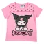 Hello Kitty Kuromi Pink gyerek rövid póló, felső 98