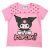 Hello Kitty Kuromi Pink gyerek rövid póló, felső 128