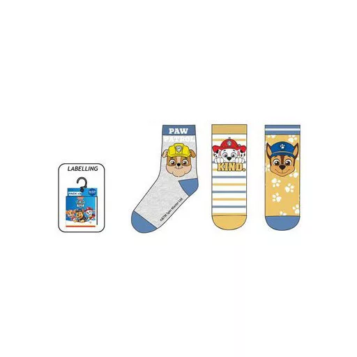 Mancs Őrjárat gyerek zokni (3 pár) - 27/30