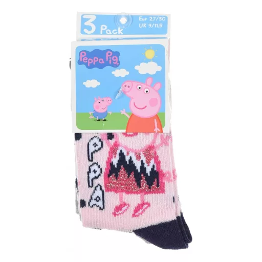 Peppa malac gyerek zokni (3 pár)