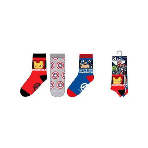 Bosszúállók gyerek zokni (3 pár)
