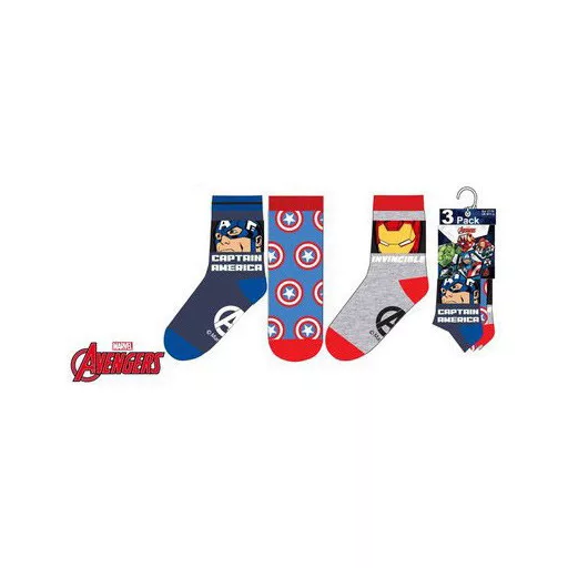 Bosszúállók gyerek zokni (3 pár)