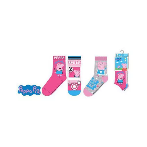 Peppa malac gyerek zokni (3 pár)