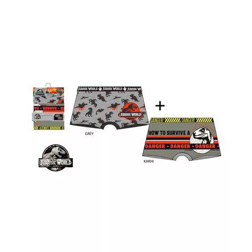 Jurassic World gyerek boxeralsó 2 darab/csomag