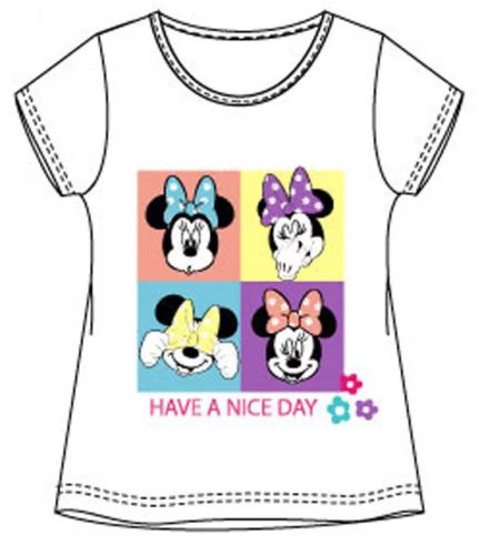 Disney Minnie Nice Day gyerek rövid póló, felső (98)