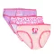 Barbie Pink Shadow gyerek fehérnemű, bugyi 3 darab/csomag 116/128