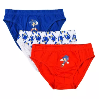 Sonic, a sündisznó Gotta Go gyerek fehérnemű, alsó 3 darab/csomag 98/104