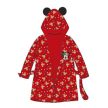 Disney Minnie Karácsonyi Red String Light gyerek köntös 8 év / 128 cm