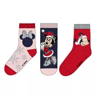 Disney Minnie Snow Blue karácsonyi gyerek zokni 31/34