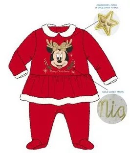 Disney Minnie Karácsony baba rugdalózó, pizsama