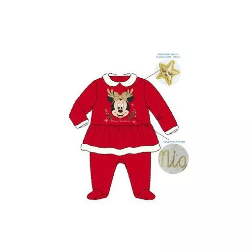 Disney Minnie Karácsony baba rugdalózó, pizsama