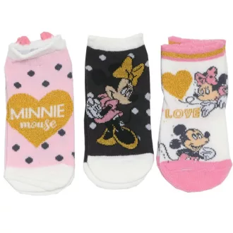 Disney Minnie egér baba zokni (3 pár) 0-6 hó