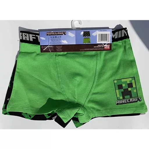 Minecraft gyerek boxeralsó 2 darab/csomag