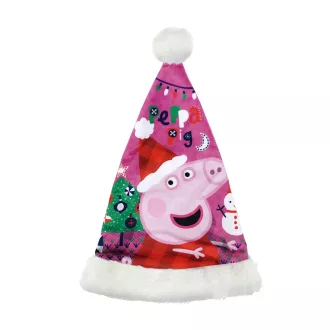 Peppa malac mikulás sapka
