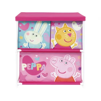 Peppa malac játéktároló állvány 3 rekeszes (53x30x60 cm)