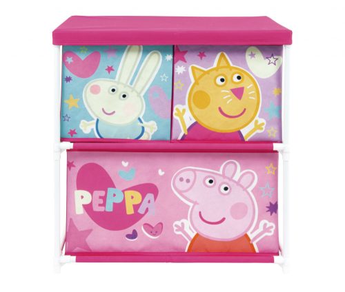 Peppa malac játéktároló állvány 3 rekeszes (53x30x60 cm)