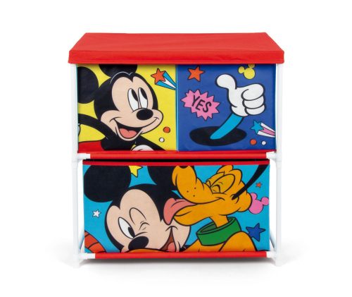 Disney Mickey, Pluto játéktároló állvány 3 rekeszes (53x30x60 cm)