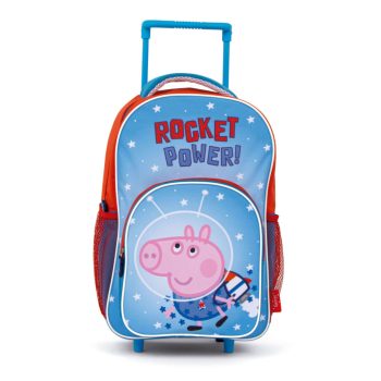 Peppa malac Rocket gurulós ovis hátizsák, táska 36cm