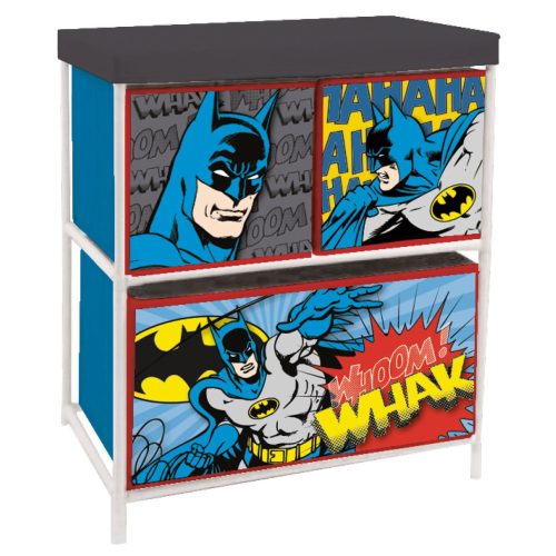 Batman játéktároló állvány 3 rekeszes (53x30x60 cm)
