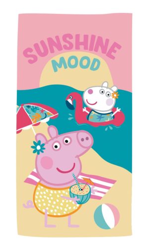 Peppa malac Sunshine fürdőlepedő, strand törölköző 70x140cm