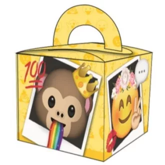Emoji ajándékdoboz, party box