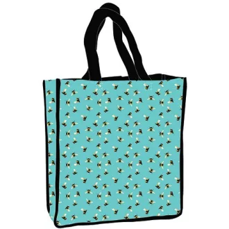 Méhek bevásárló táska, shopping bag 34cm