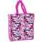 Virág Purple bevásárló táska, shopping bag 34cm
