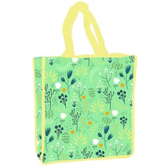 Virág Green bevásárló táska, shopping bag 34cm